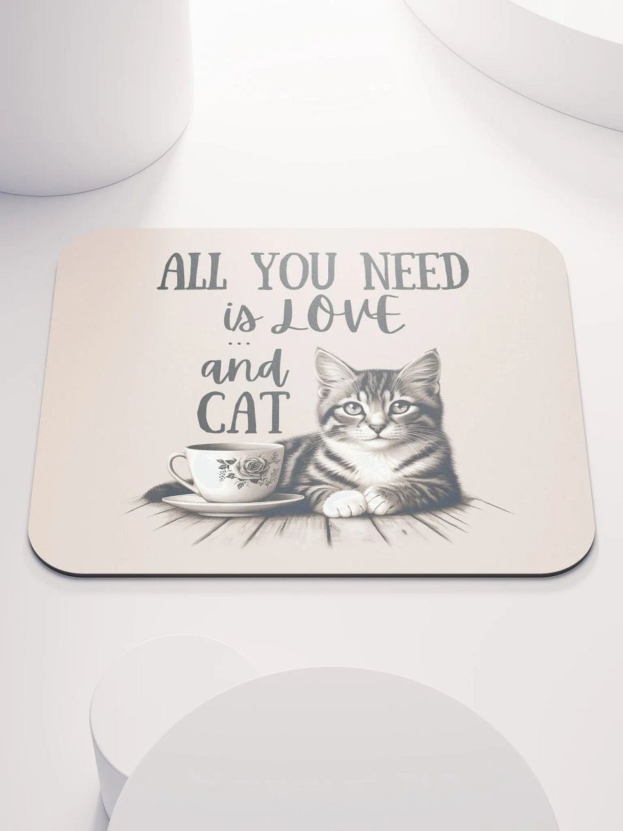 Love & Cat Mouse Pad product image (2)