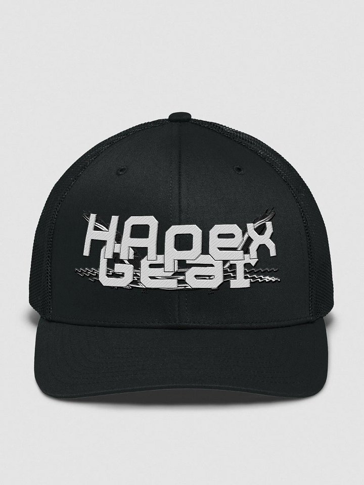 Trucker Hat - Embroidered - White HApex Gear White Logo product image (1)