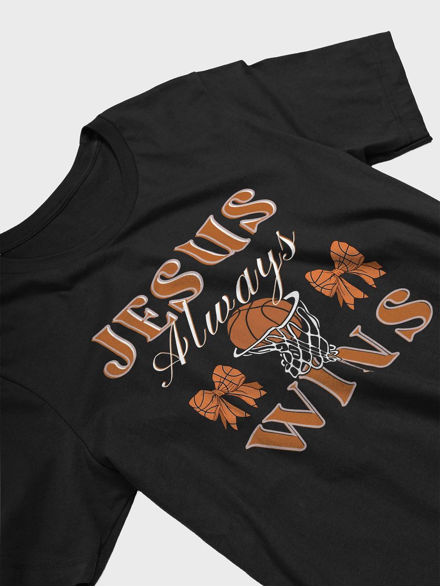 Jesus Always Wins Basketball Bella T-shirt product image (4)