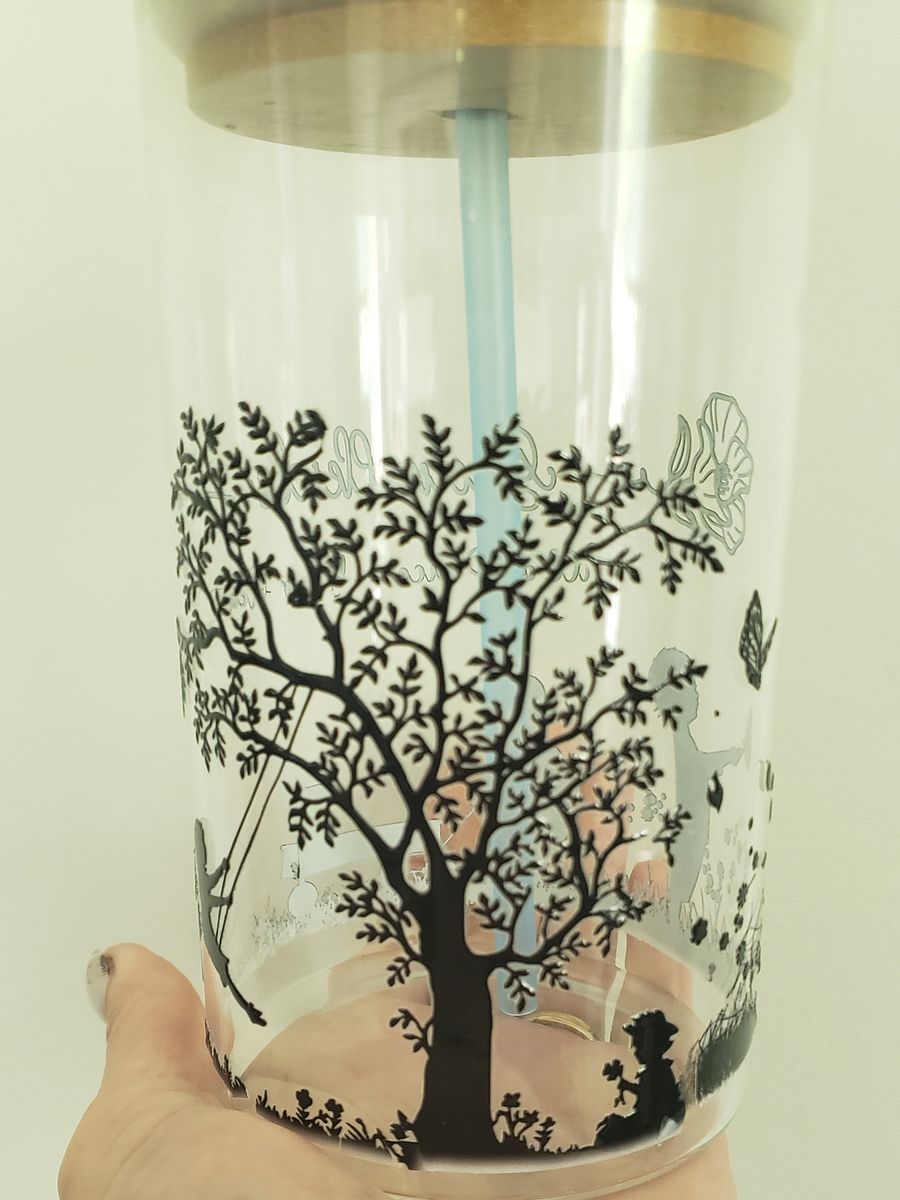 Grandkids Fill a Place in Your Heart Garden Memories Glass Jar: Eco-Friendly Glass Jar with Nostalgic Design product image (2)