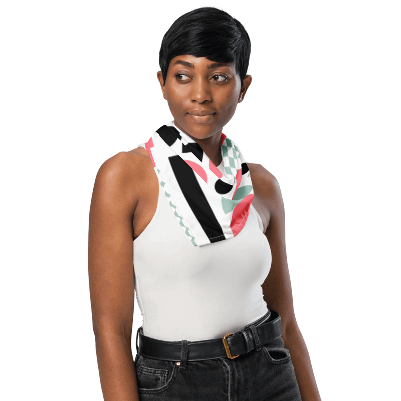 Geometric Harmony Print Bandana product image (7)