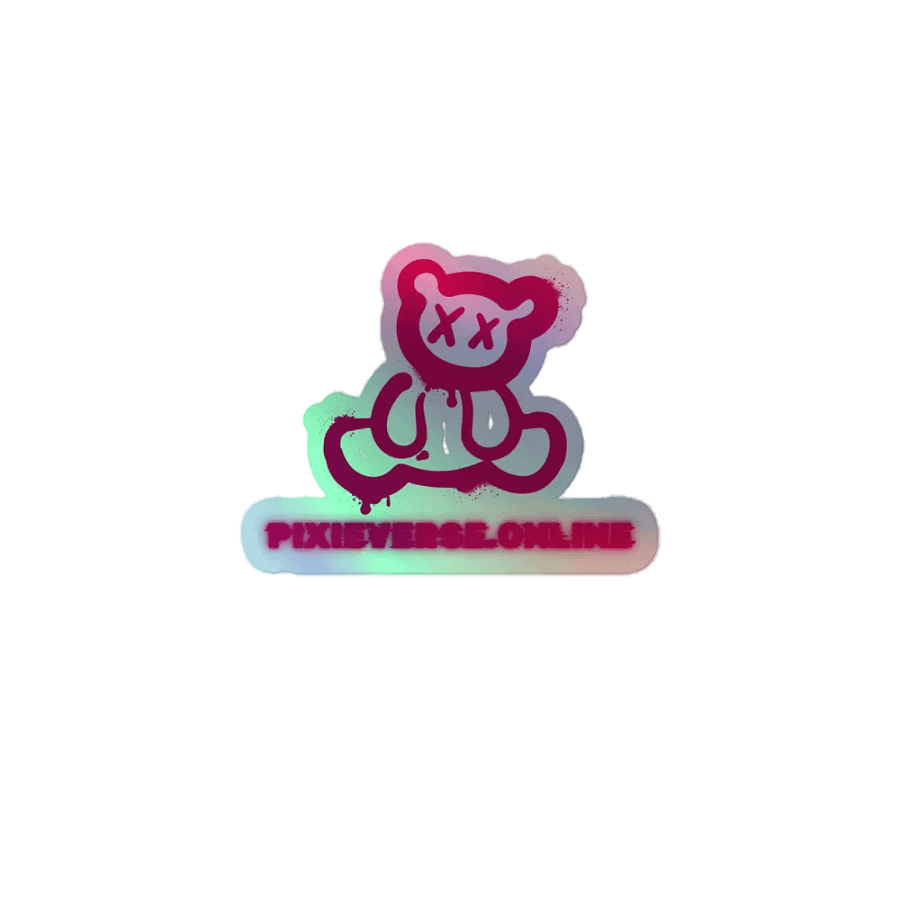 PixieStickers - Holographic with Pink lettering product image (1)