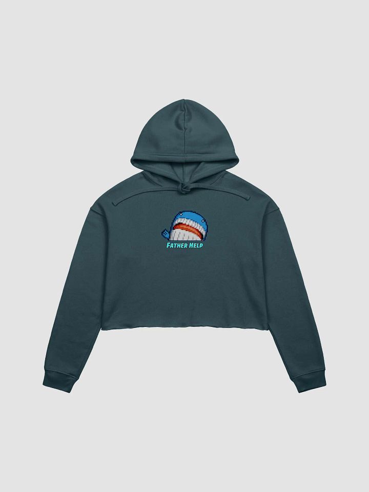 Father Help Printed Logo Cropped Hoodie product image (6)