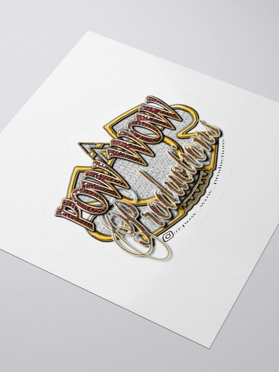 Pow Wow Logo Sticker product image (3)