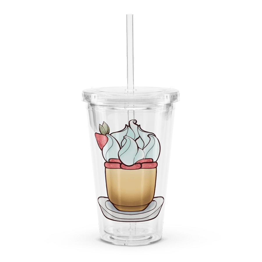 Strawberry Shortcake Clear Plastic Tumblr product image (1)