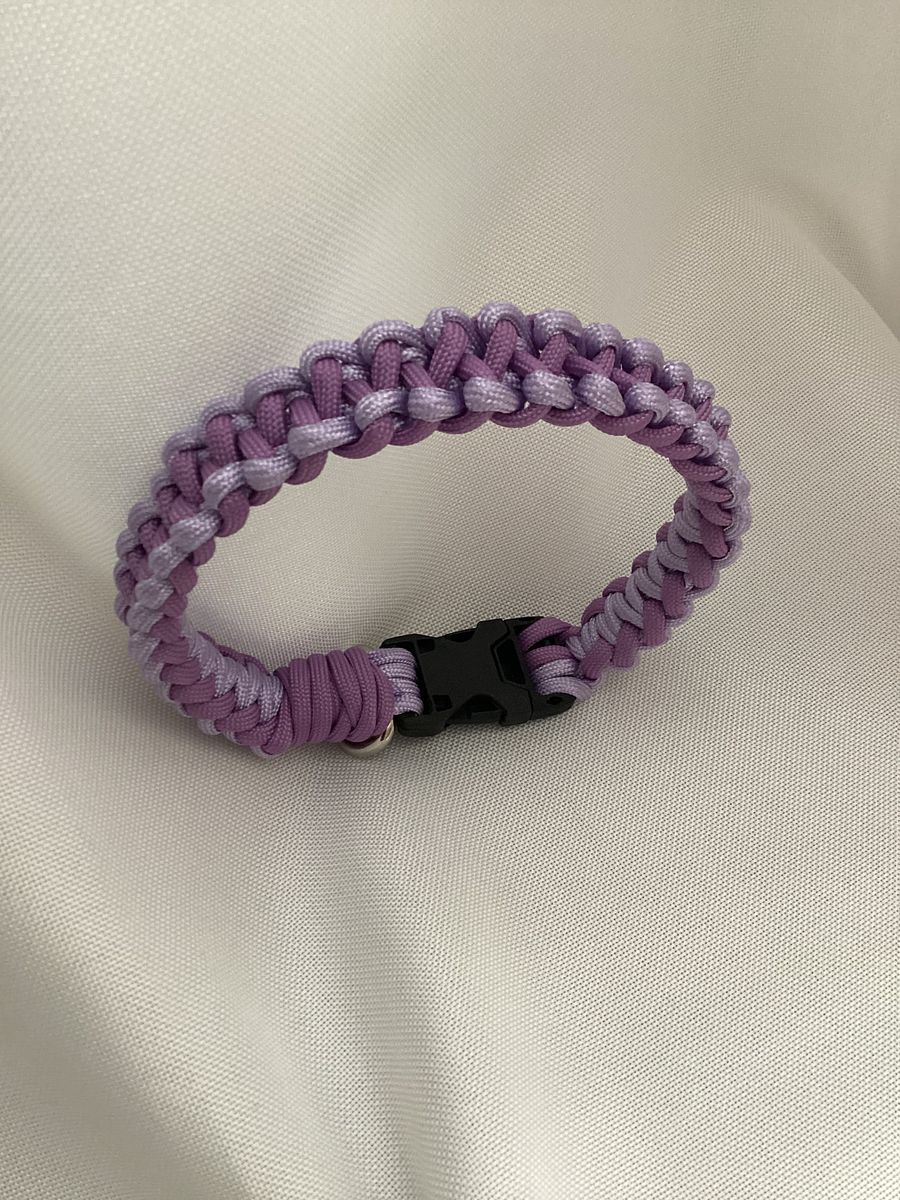 Obroża z paracordu Mystic Amethyst product image (5)