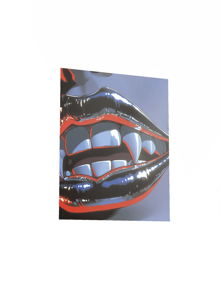 "Kiss that leaves it's mark" Matte Poster product image (15)