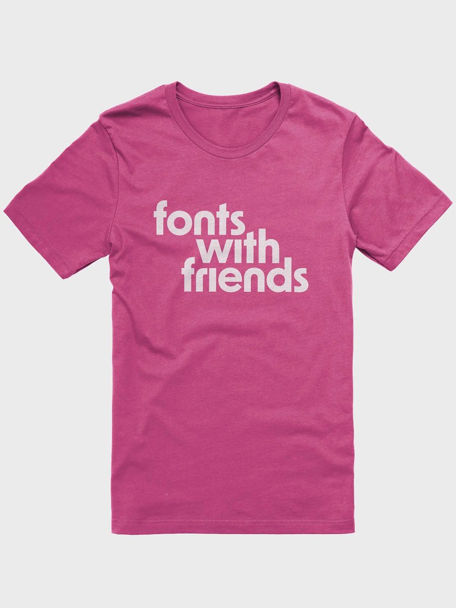 Fonts with Friends Pink Graphic Tee product image (1)