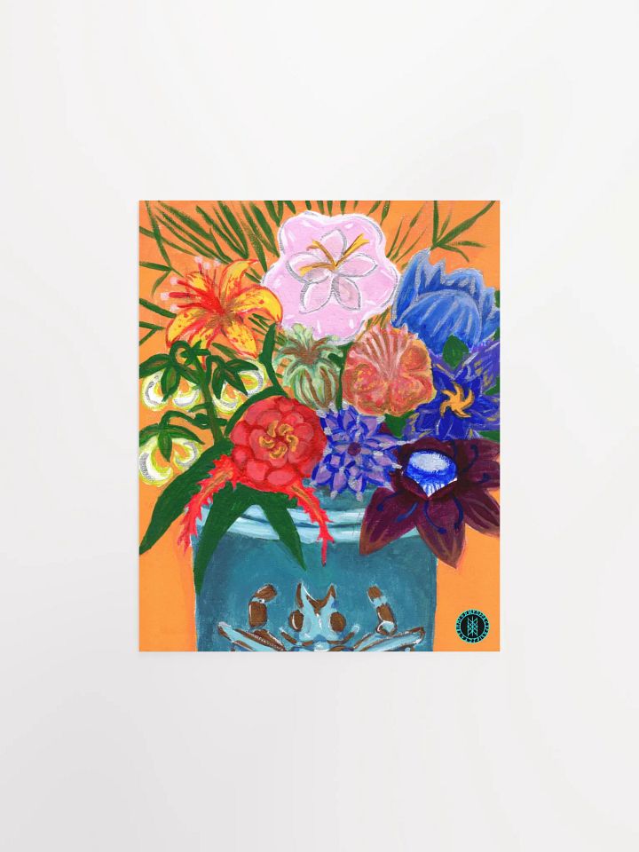 Big Bloom Matte Paper Poster product image (1)