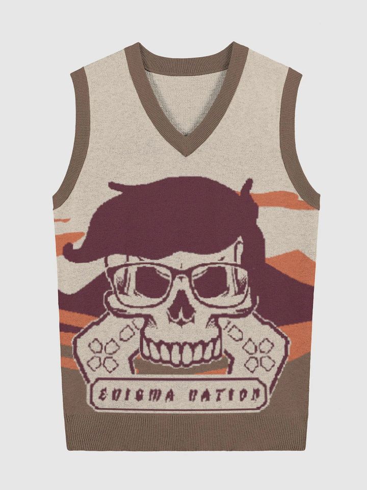 Enigma Nation Knitted V-Neck Vest 32 product image (1)