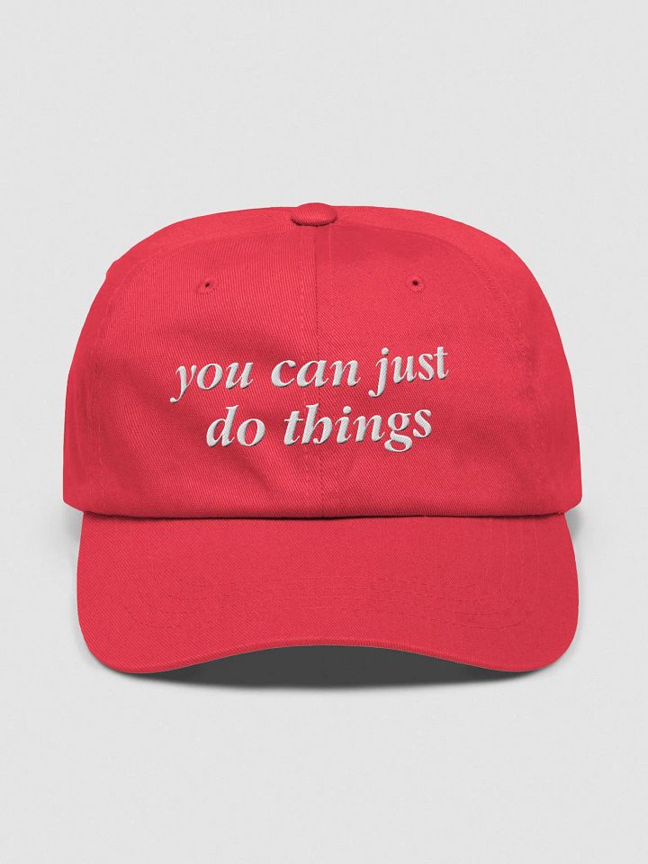 you can just do things cap / hat - 100% cotton product image (1)
