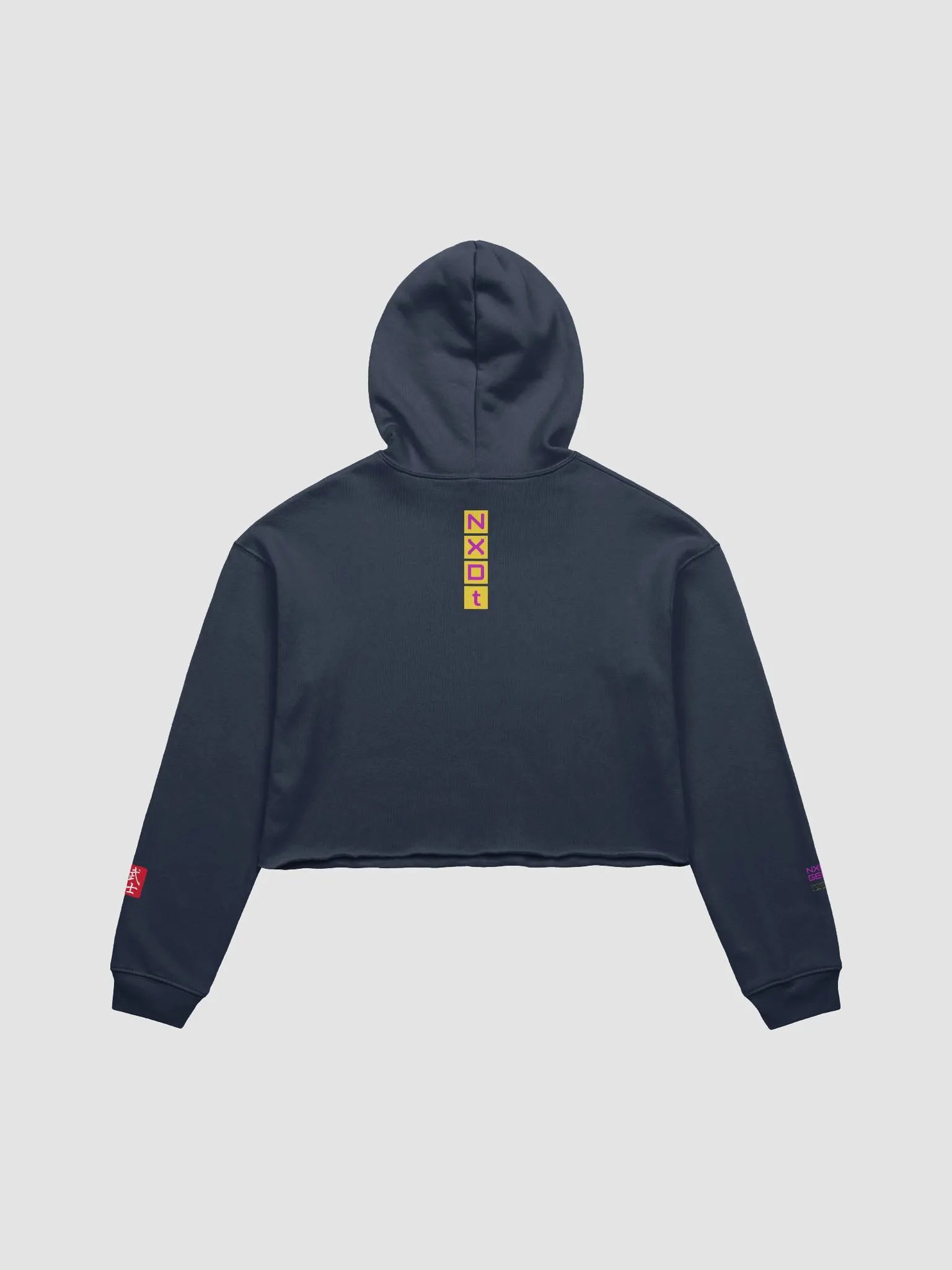 Neon Sun - Fleece Crop Hoodie - bnds1 product image (2)