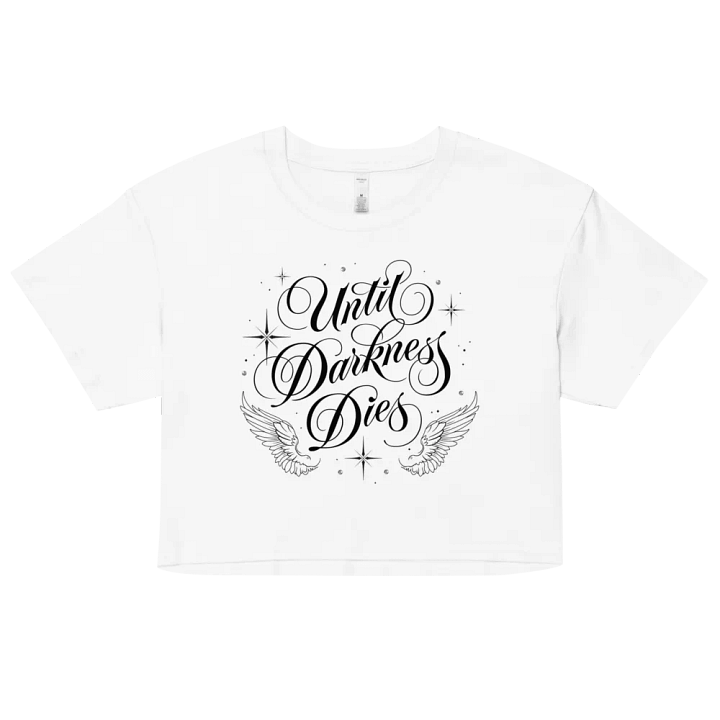 Until Darkness Dies (wings design) Women's Premium Crop Top product image (110)
