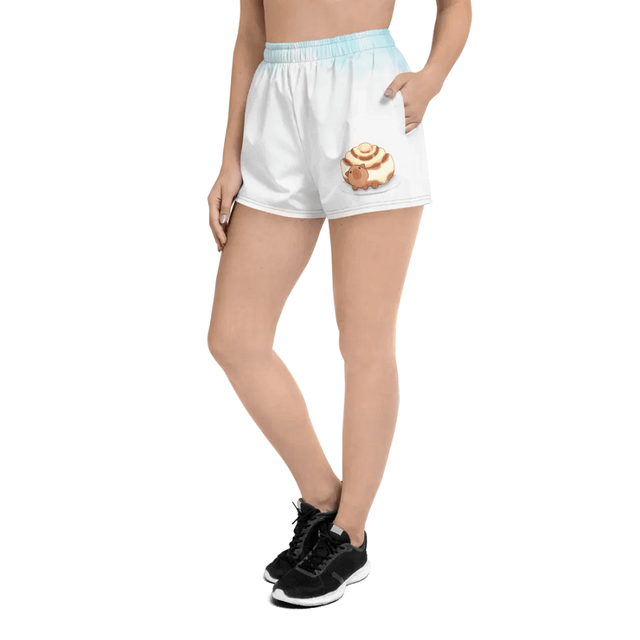Capybara Cinn Roll Athletic Shorts product image (2)