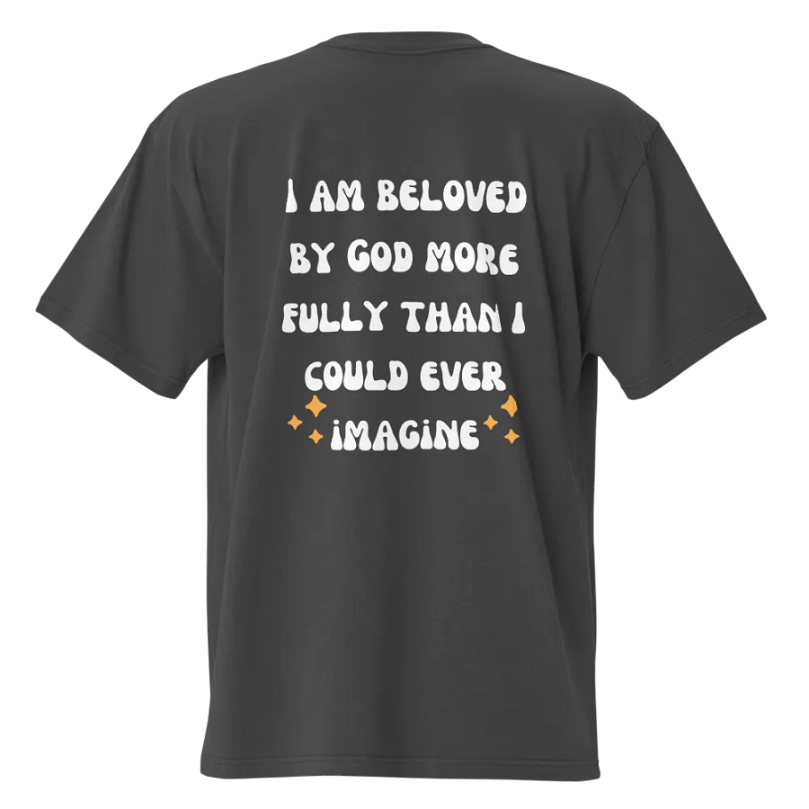 I'm beloved by God oversize faded t-shirt product image (3)