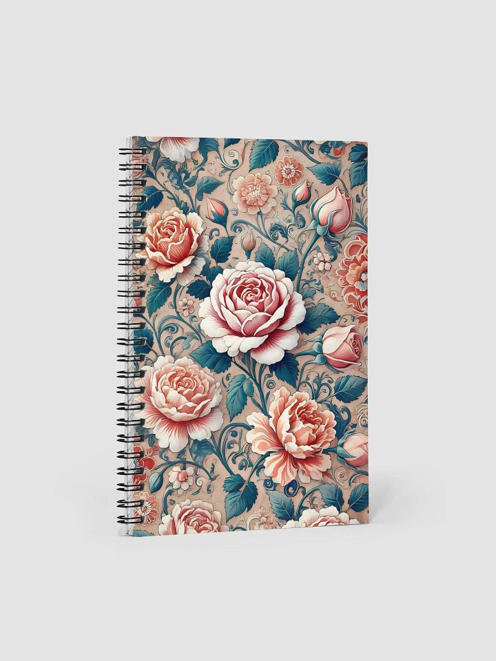 Royal Floral Spiral Notebook product image (1)
