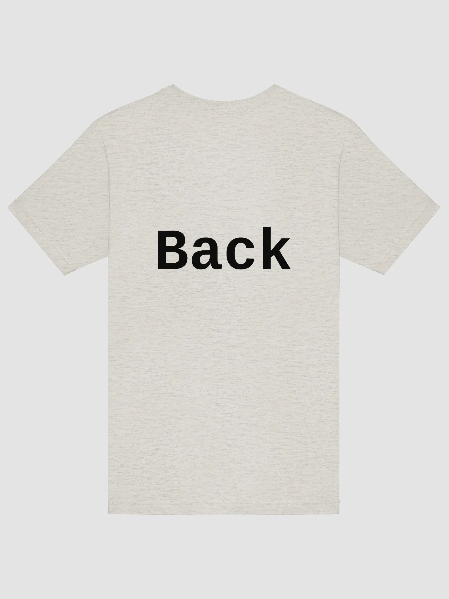 Front Back Simple Tee - Correct - Light Color product image (20)