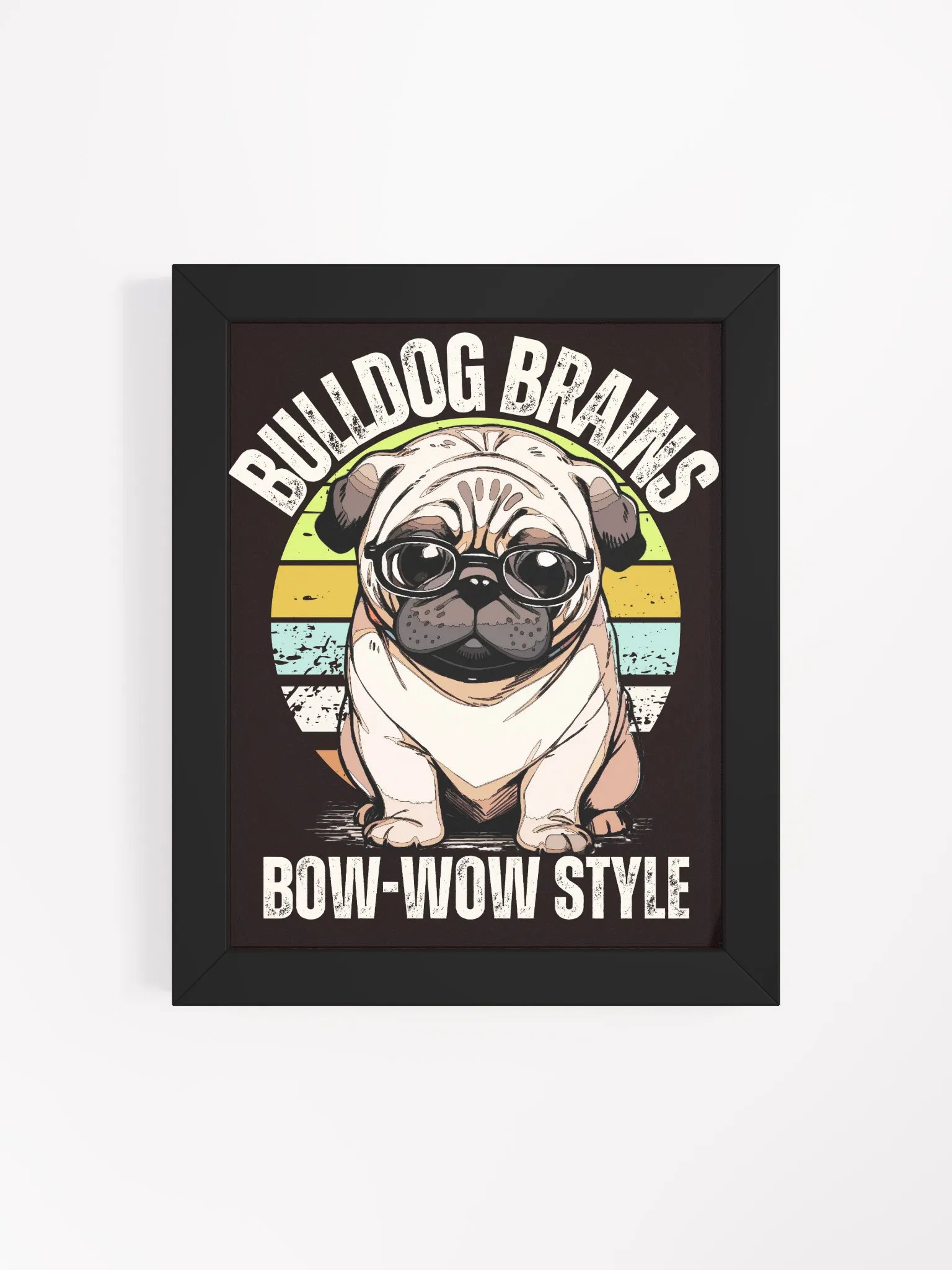 Bulldog Brains Framed Poster product image (5)