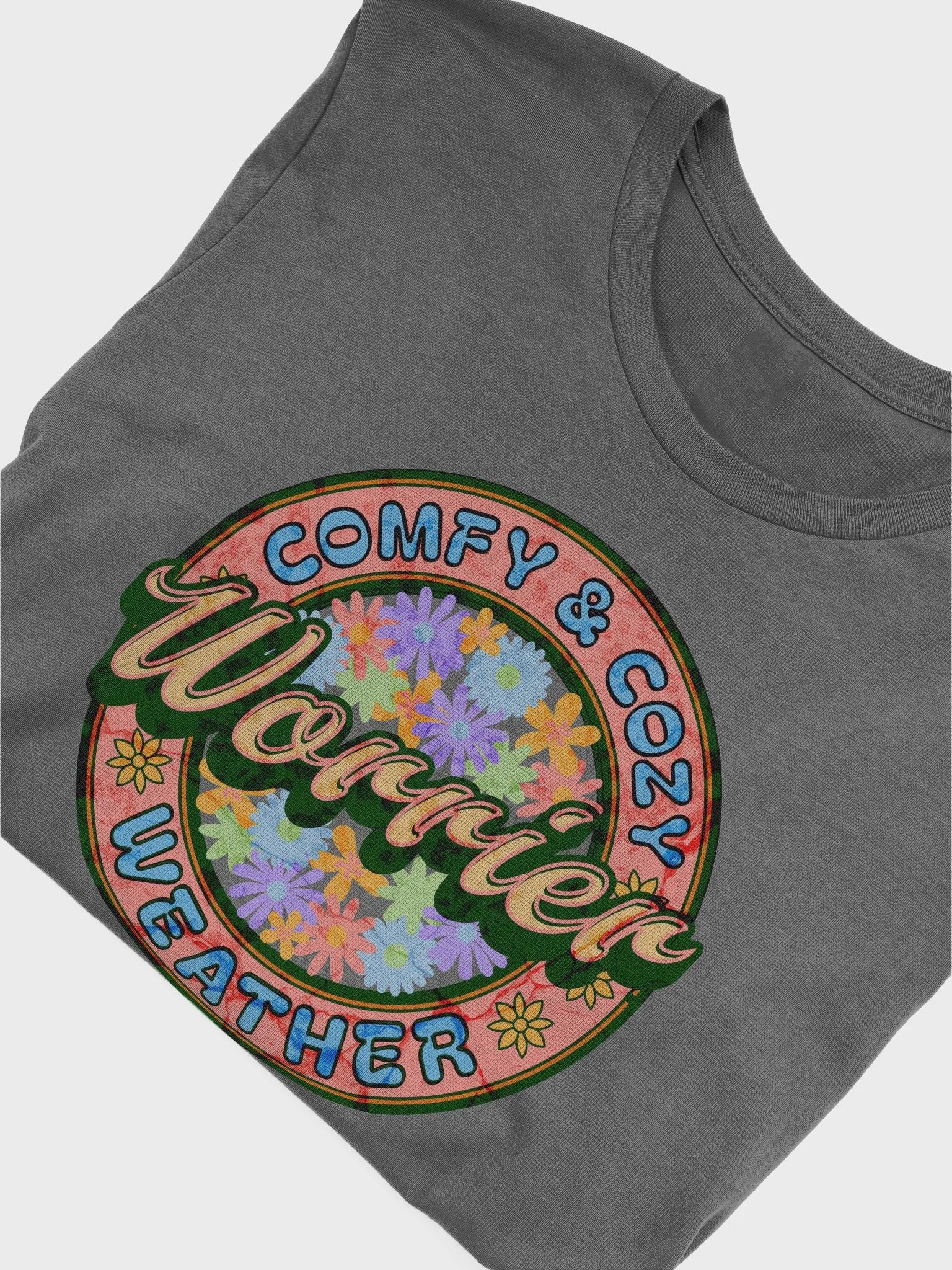 Worrier Comfy And Cozy Weather Floral T-Shirt product image (3)