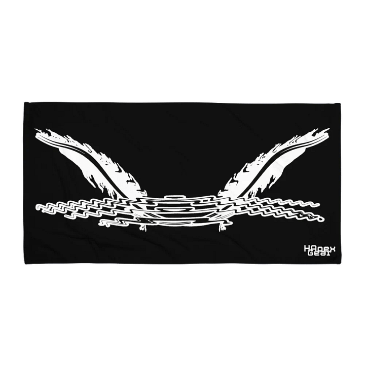 HApex Gear Black Logo - Black Sublimated Towel product image (1)
