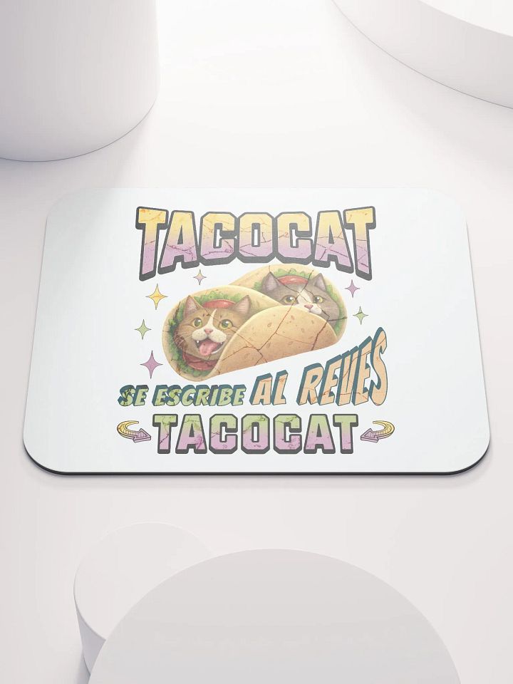 Tacocat Palindrome Mouse Pad product image (1)