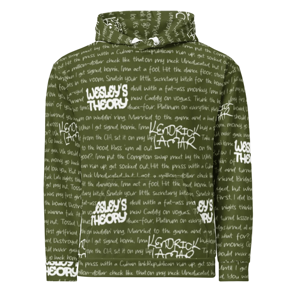 Wesley's Theory - Kendrick Lamar- GREEN - Unisex Hoodie product image (2)