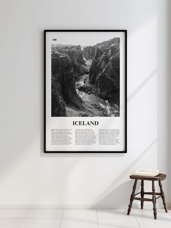 Iceland 02 Newspaper Poster product image (4)