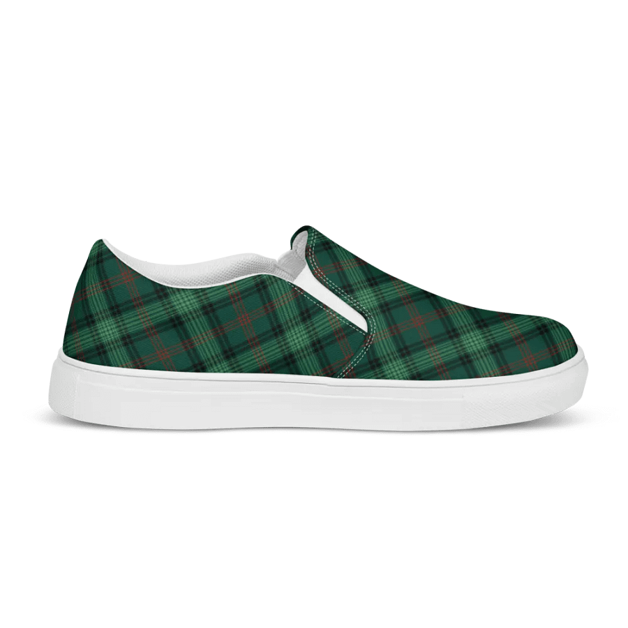 Ross Hunting Tartan Men's Slip-On Shoes product image (5)