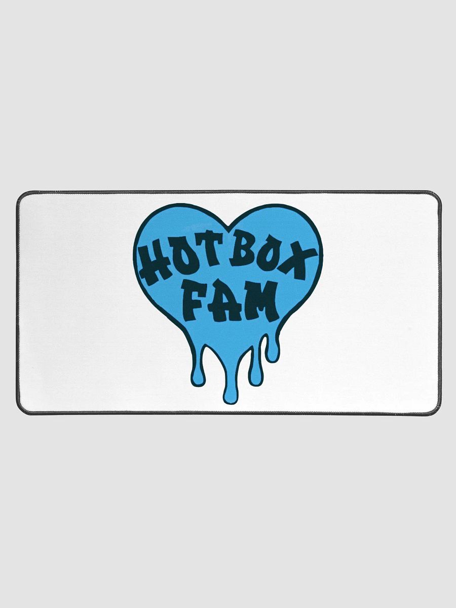 HOT BOX FAM SOLID BLUE LOGO DESK MAT product image (1)