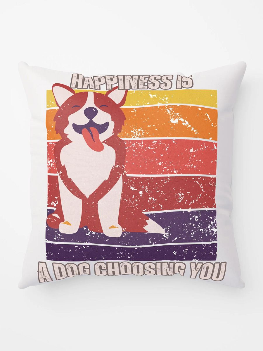 Happiness Is a Dog Pillow product image (10)