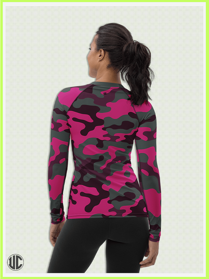 Savage Woodland Pink Camo - Women’s Rash Guard product image (2)