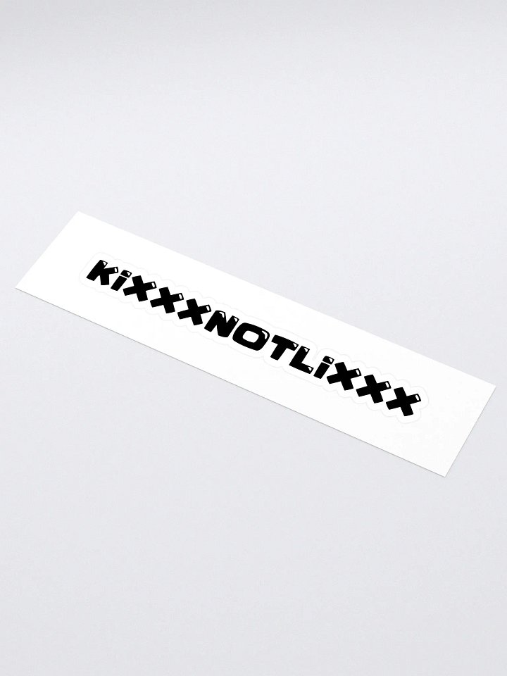Kixxx Not Lixxx Kiss Cut Stickers product image (1)
