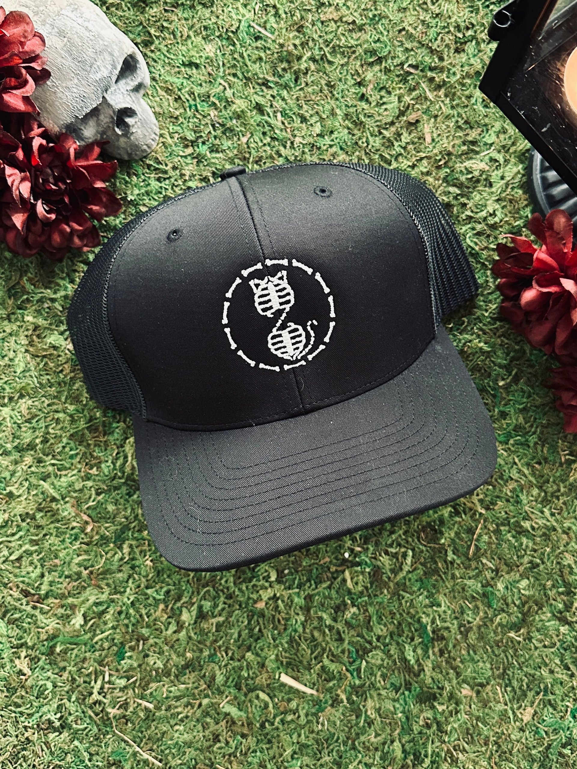 Bone Sigil Trucker Hat (Black) product image (2)