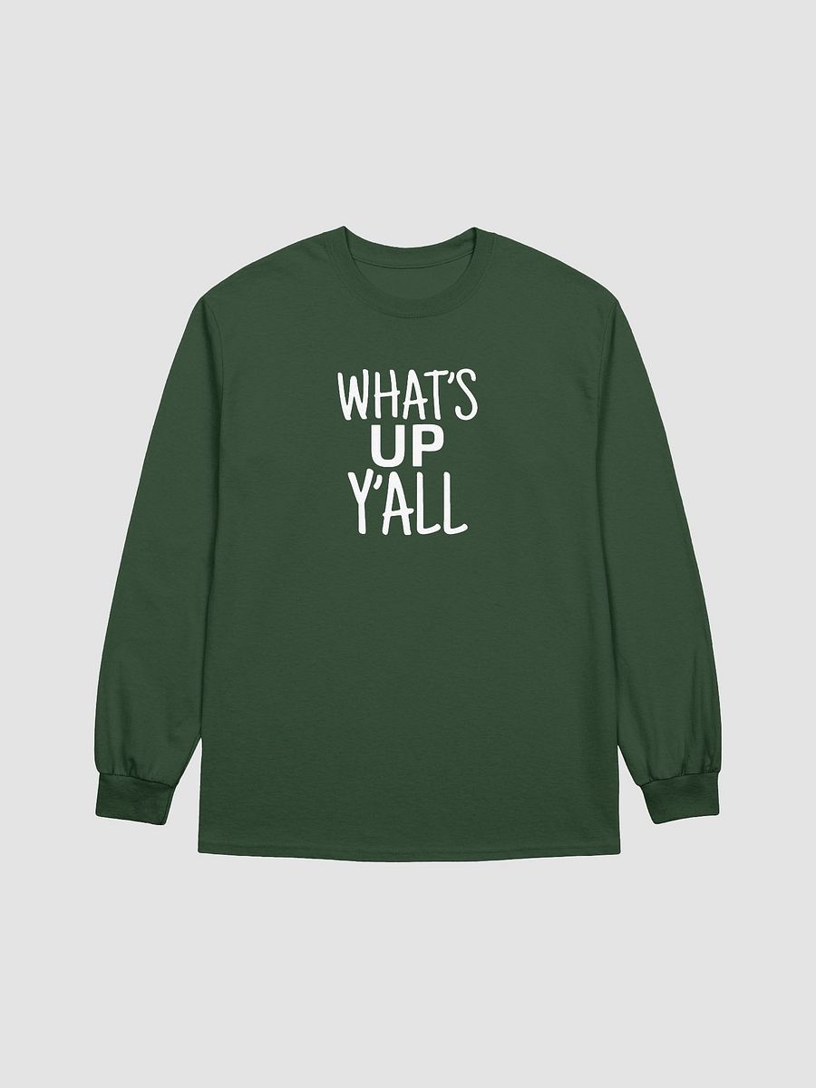 What's up y'all Cotton Long Sleeve Shirt product image (13)