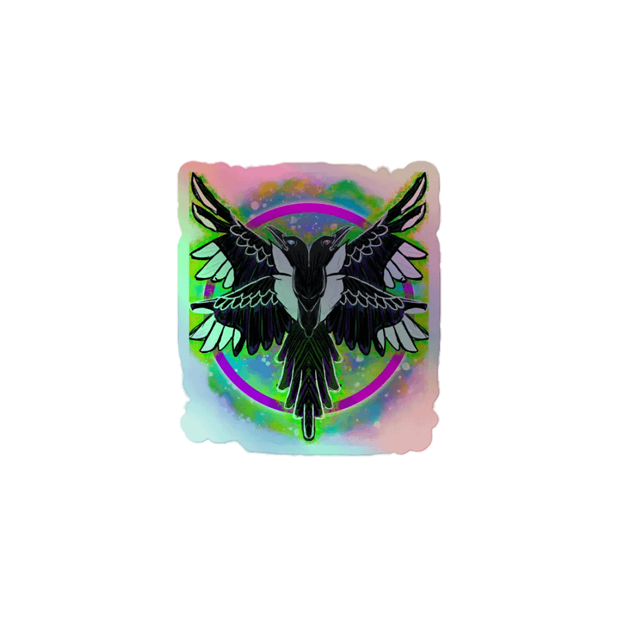 Mystical Magpie Guide HOLO STICKER product image (1)
