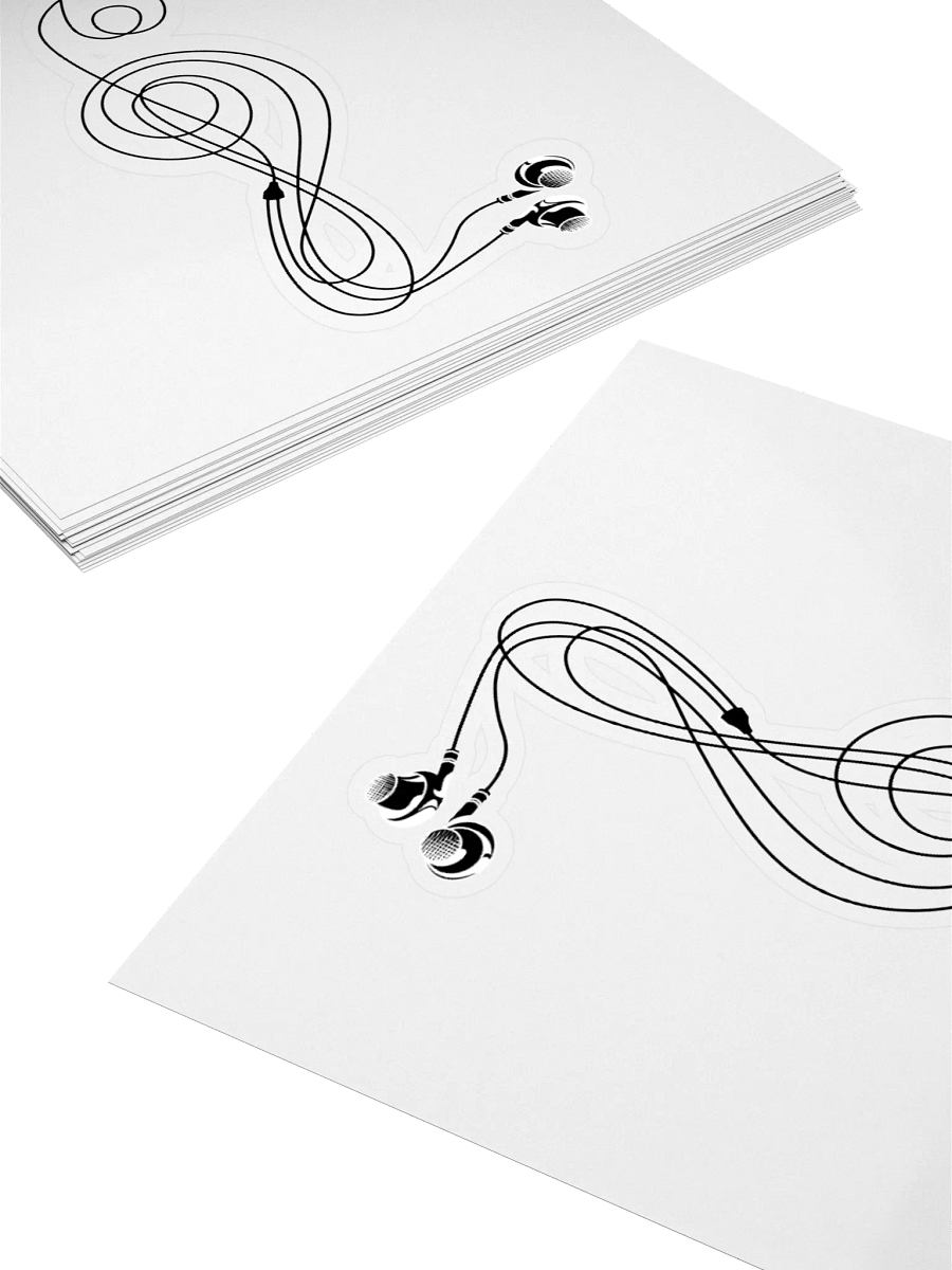 Earbud Clef sticker product image (4)