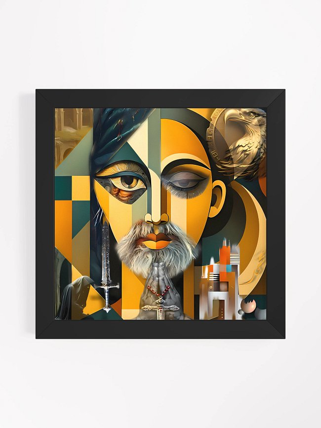 Artworks digital Nfts Cubism style, achievement & presentation by SimouArt 2025
