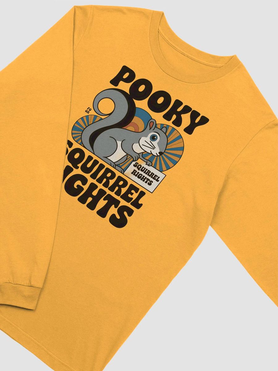 Pooky's Squirrel Rights Long Sleeve Tee product image (3)