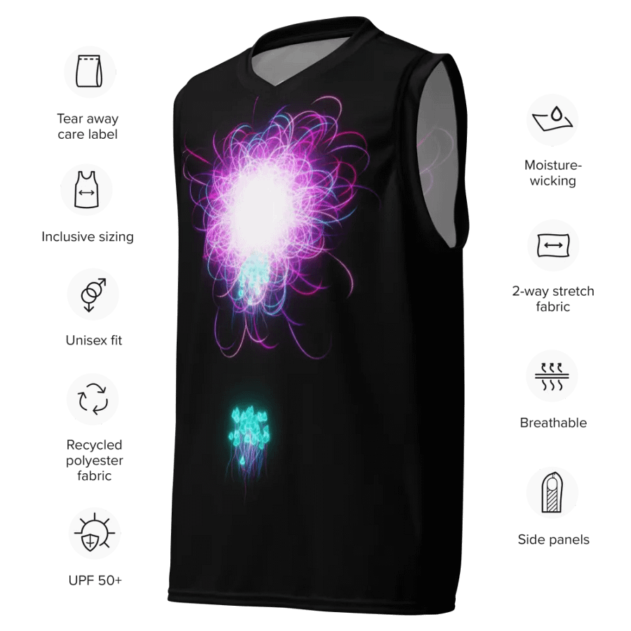 Formation of New Life (unisex basketball jersey) product image (10)
