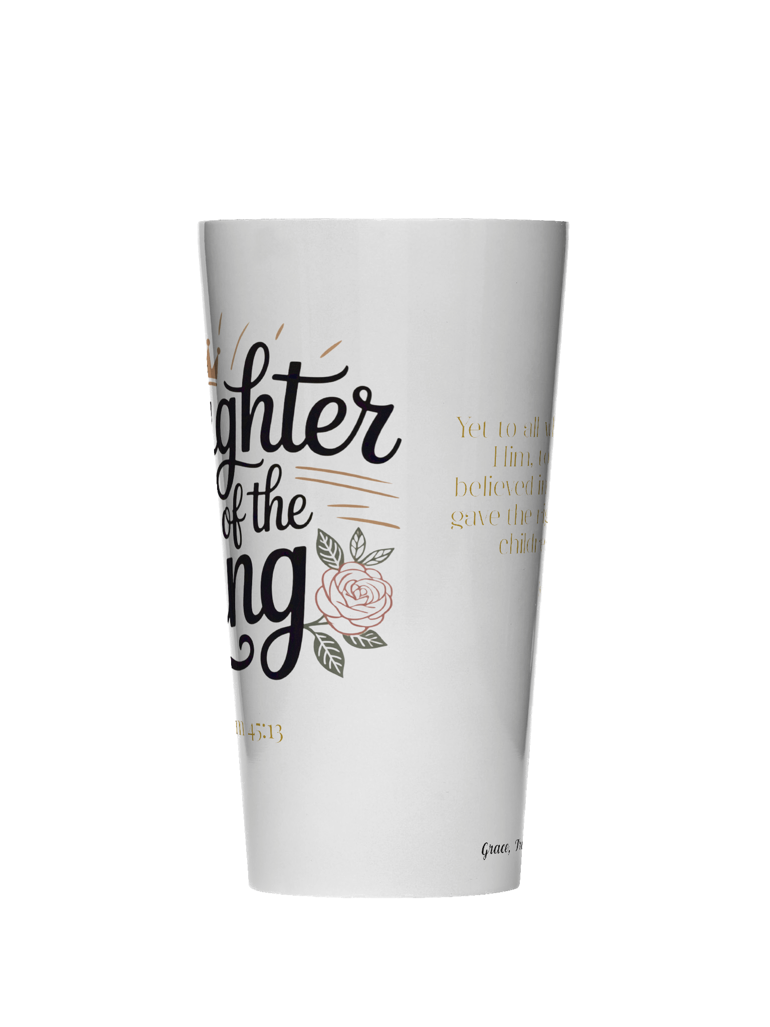 Daughter of the King Stainless Steel Travel Mug product image (1)