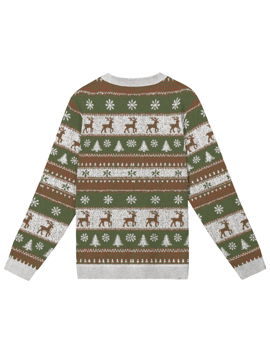 Cozy Reindeer Knitted Christmas Sweatshirt – Warm, Stylish, and Festive Wear product image (2)