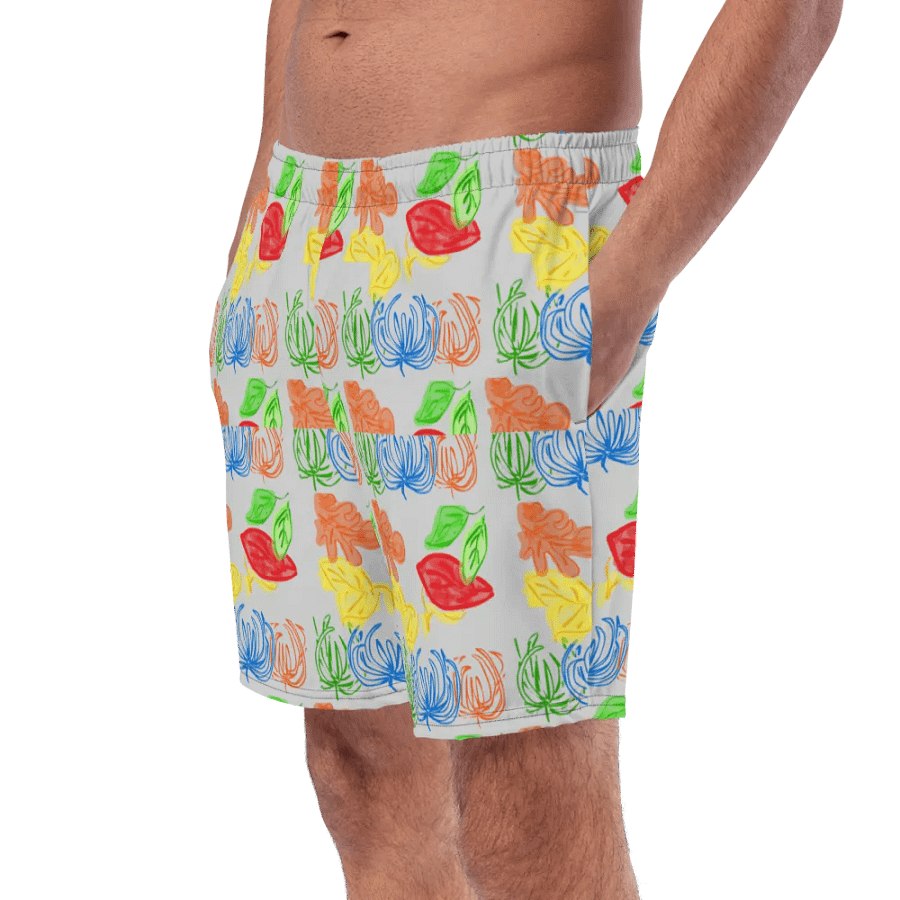 Soft and silky classic men's swim trunks product image (10)