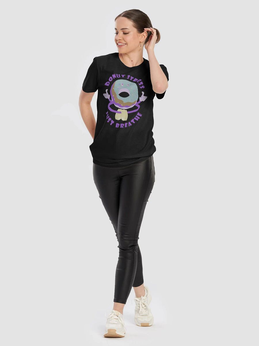 Donut Stress Just Breathe T-Shirt product image (5)