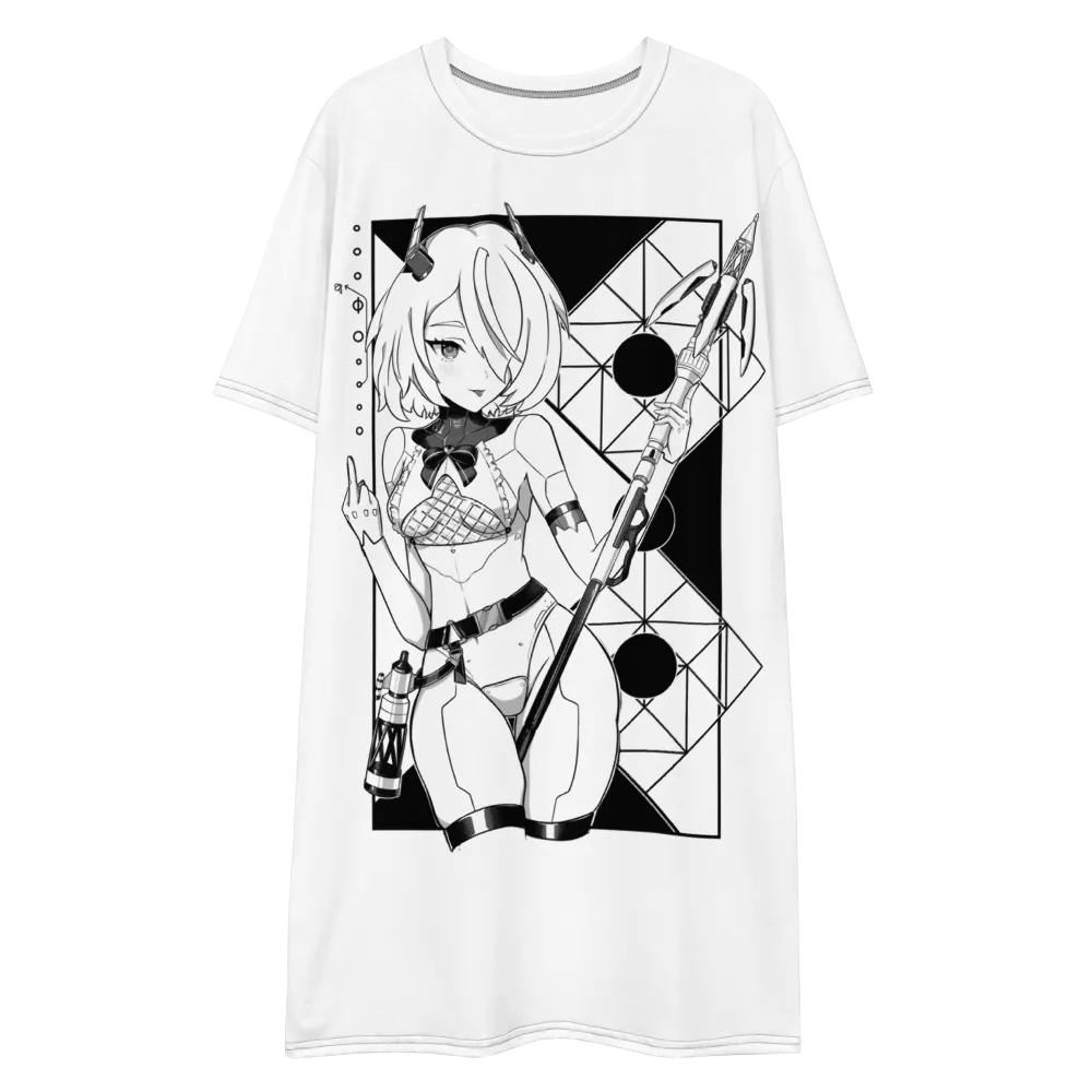 Sassy Cassini Anime T-Shirt Dress product image (3)