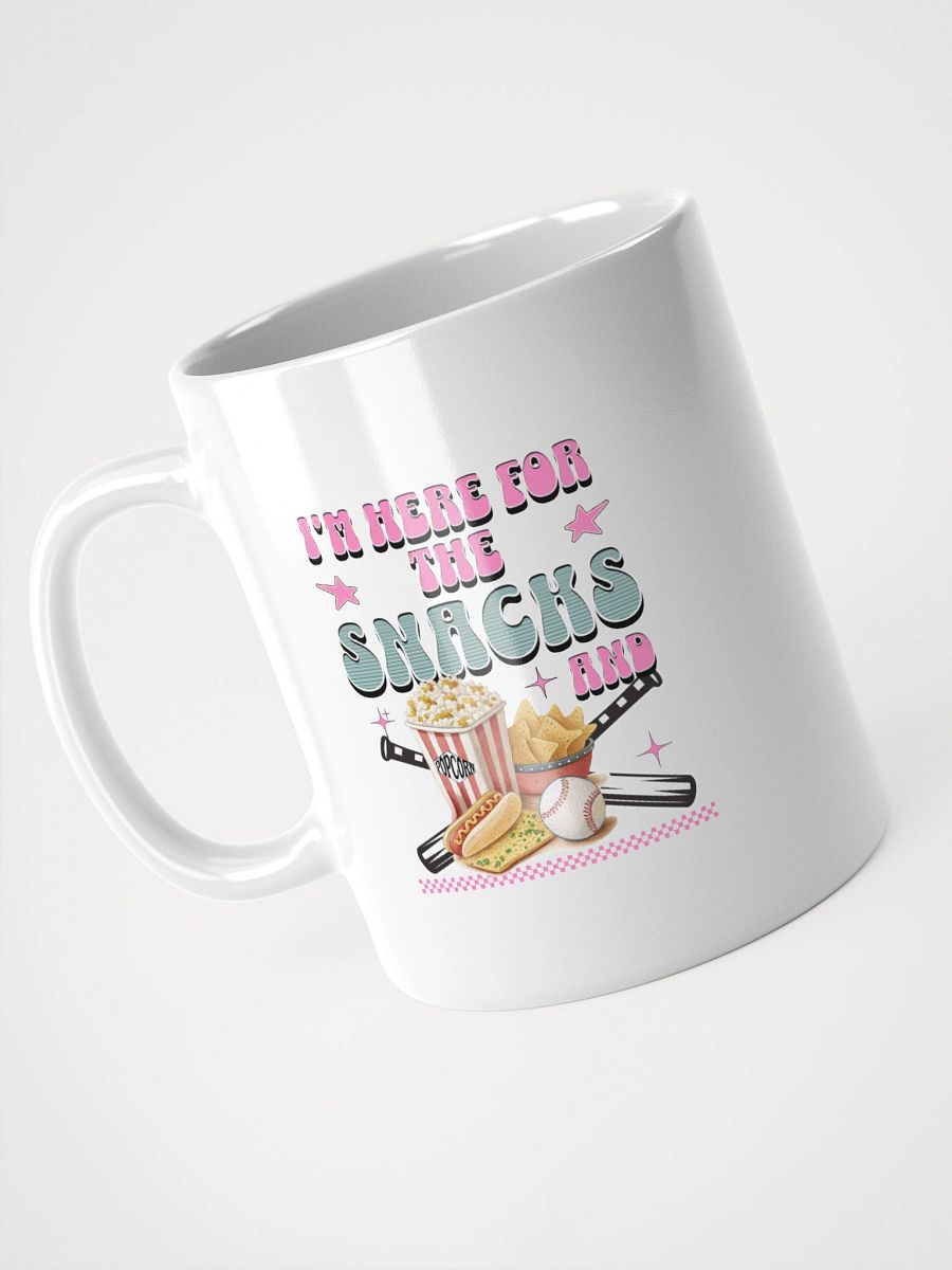 Im Here For The Snacks And Baseball Lover Delight Mug product image (2)