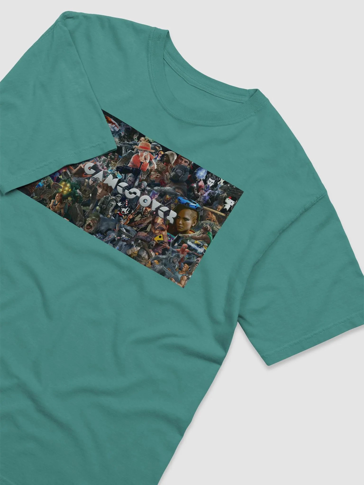 CAMISETA GAMESOVER VERDE product image (3)