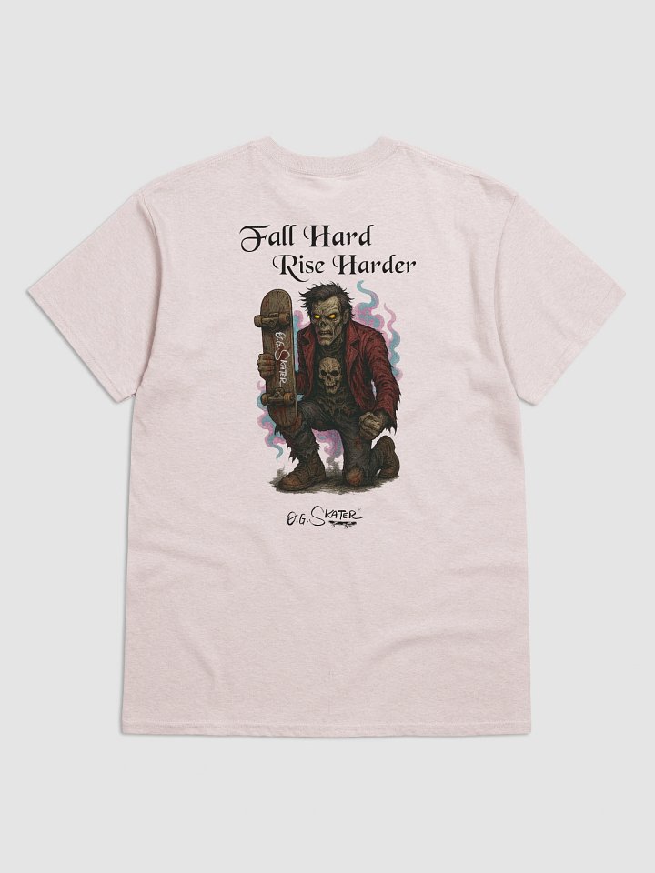 “Fall Hard. Rise Harder.” (white, grey) product image (1)
