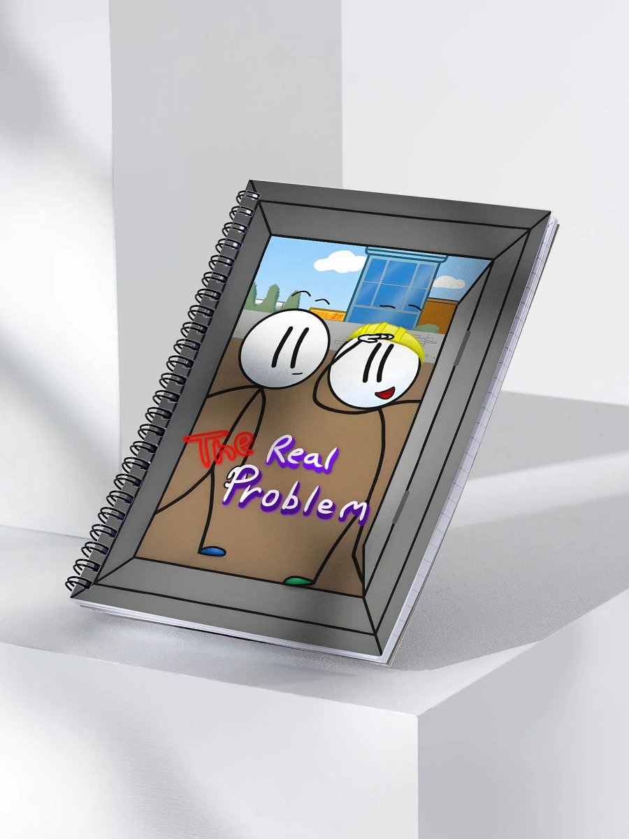 The Real Problem Spiral Notebook product image (4)