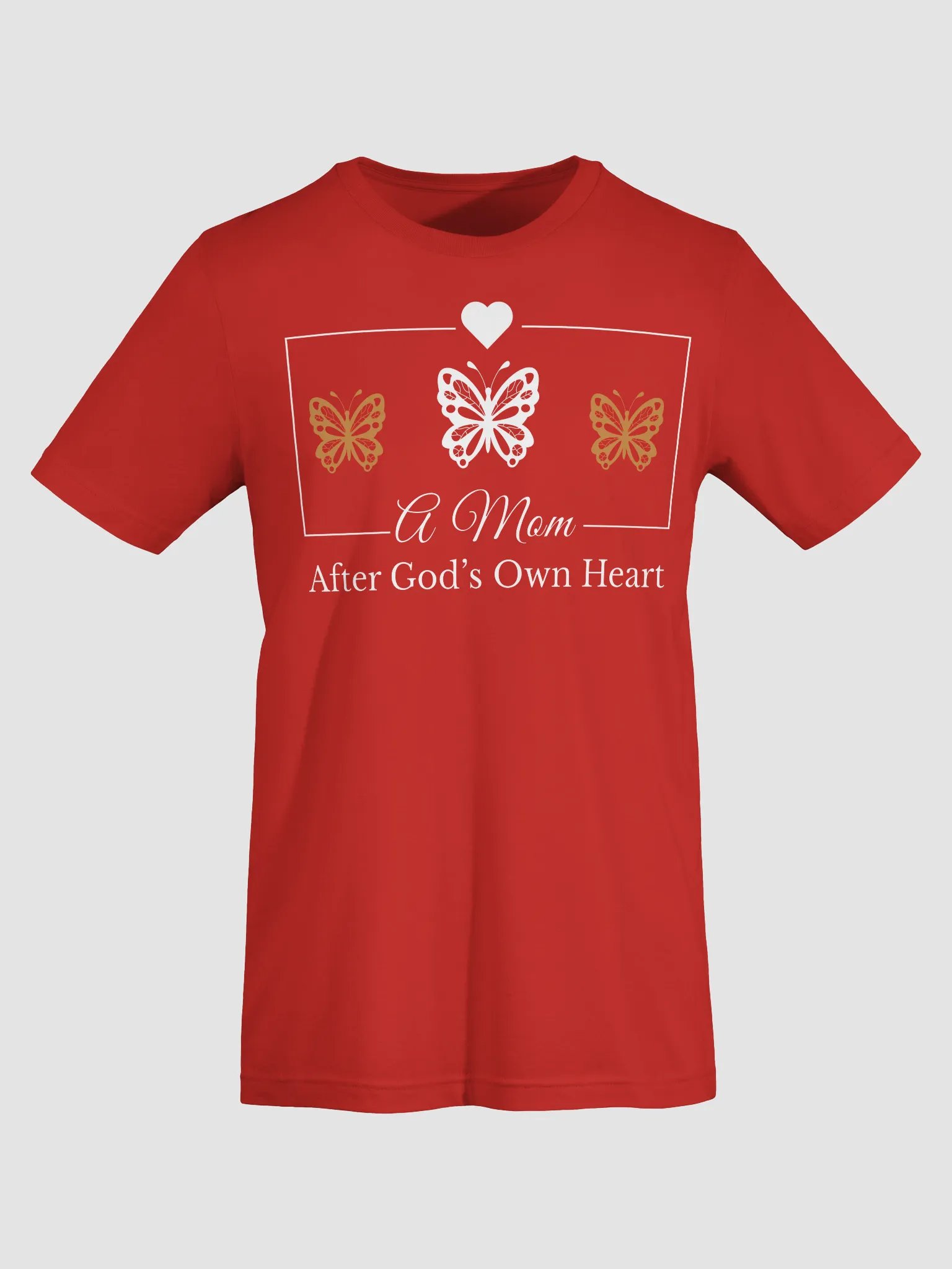 God`s Heart Mom, Bella Canvas T-shirt product image (5)