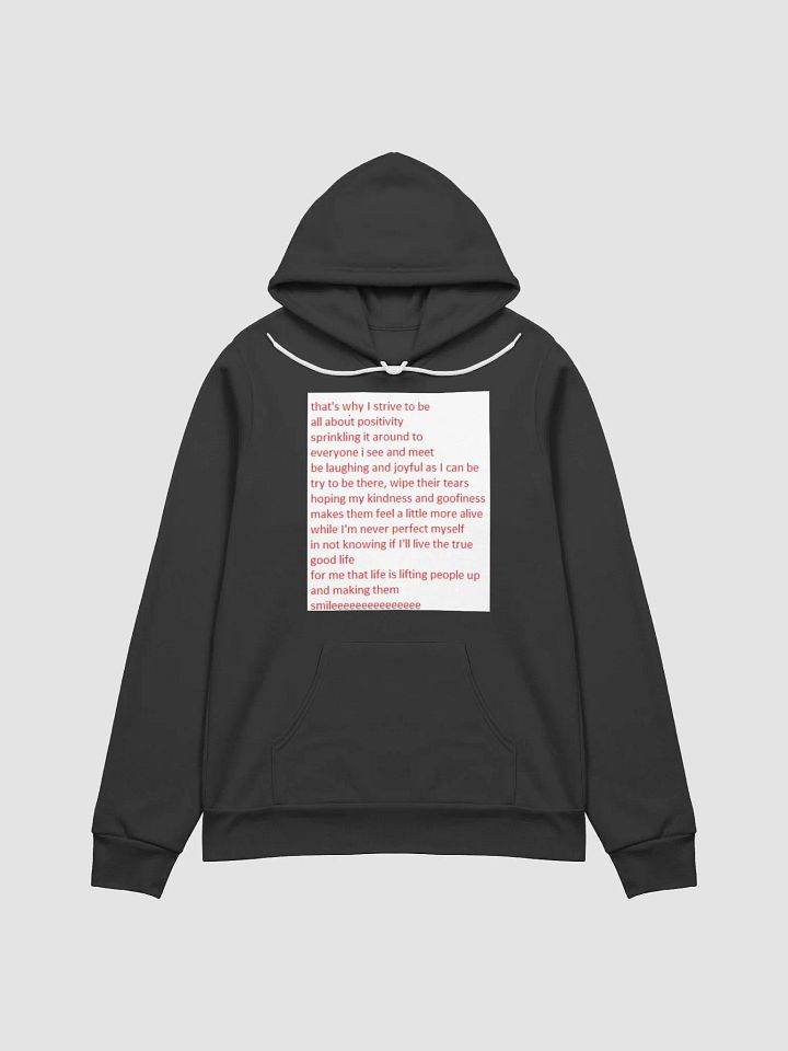 Smile Lyric Hoodie product image (1)